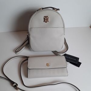 Tommy Hilfiger Backpack and Crossbody Wallet Purse